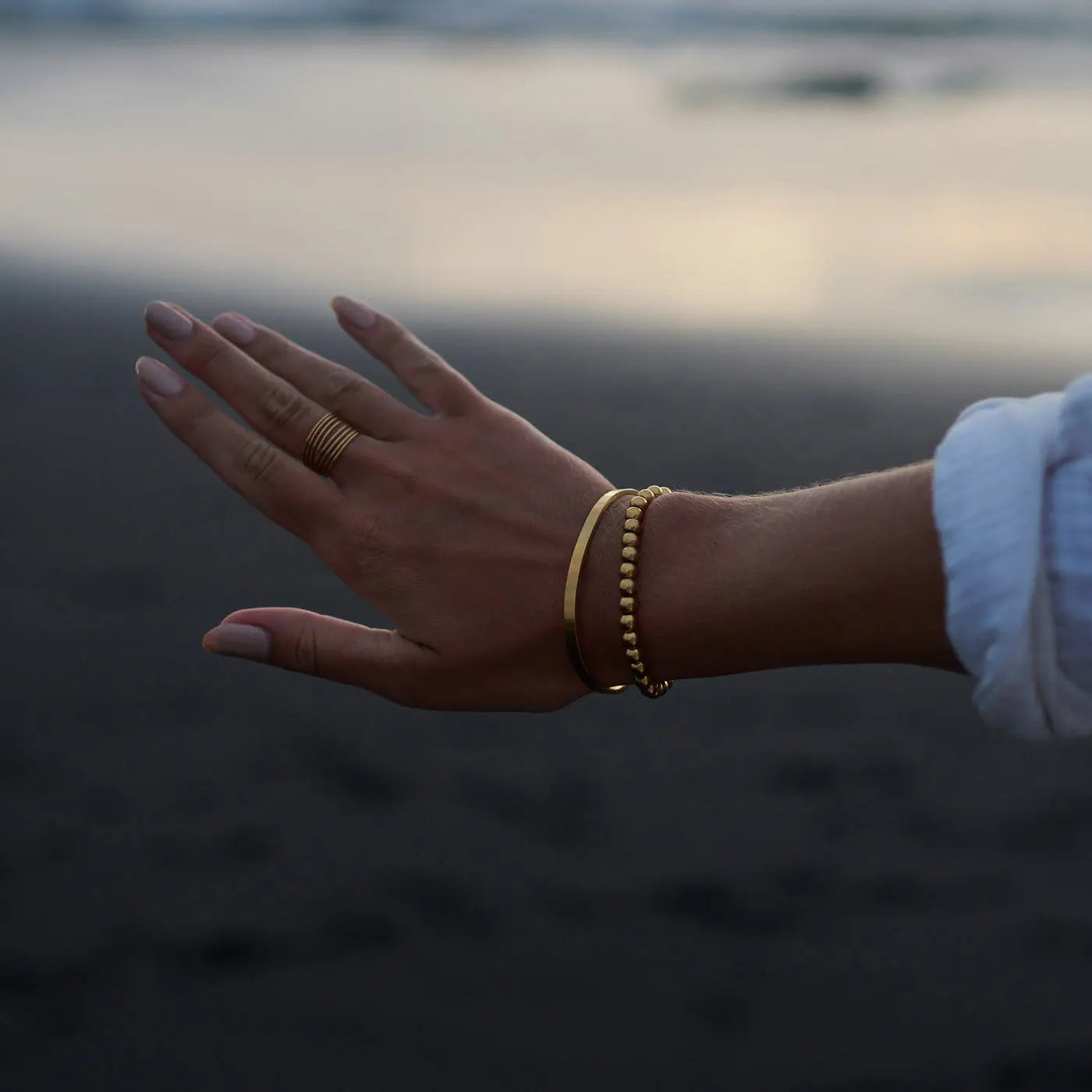 Natalie - Medium Beads Bracciale in acciaio inossidabile
