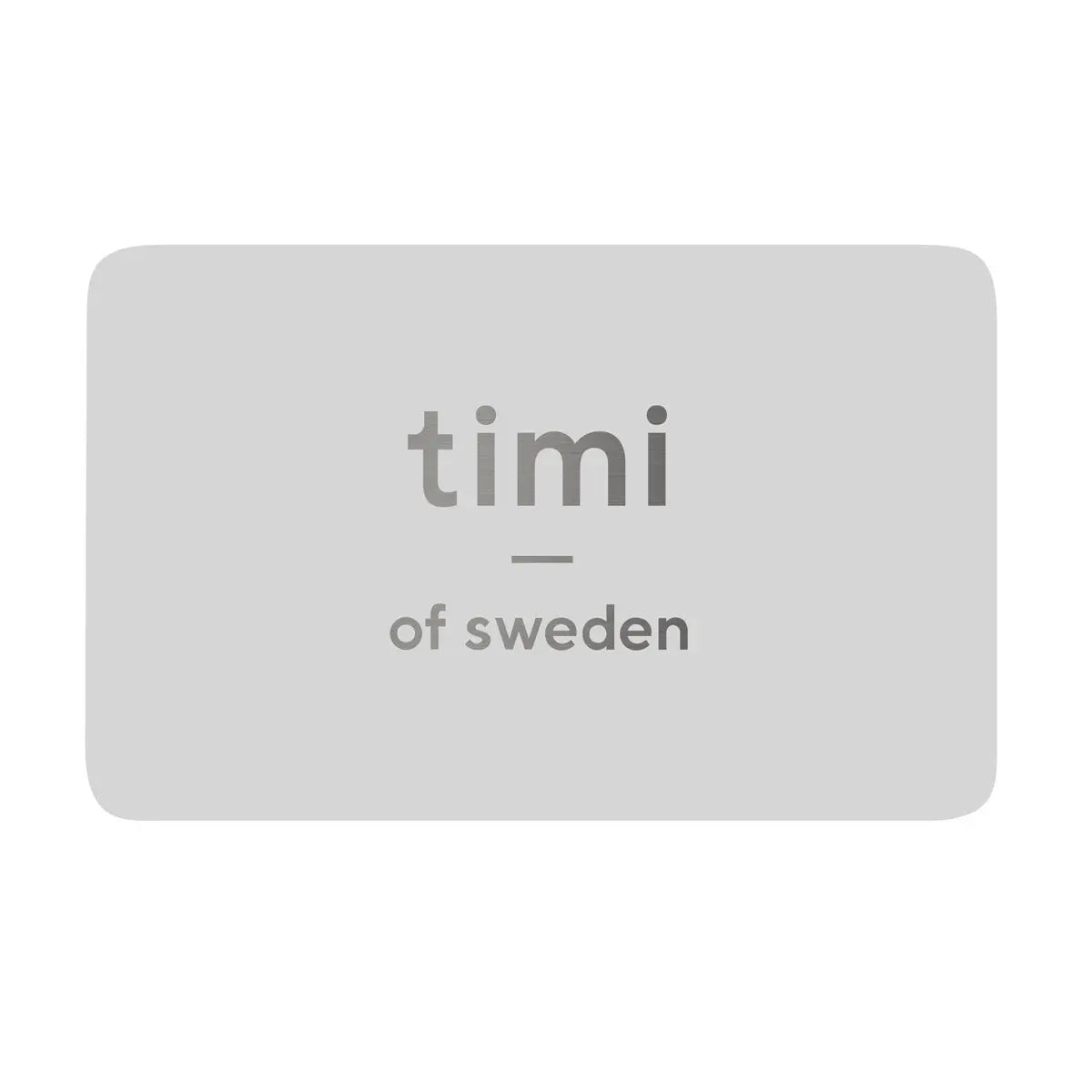Timi della Svezia Gift Card